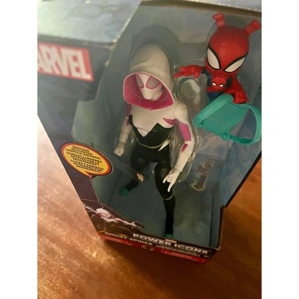 Marvel Legends power icon, ghost spider new in box